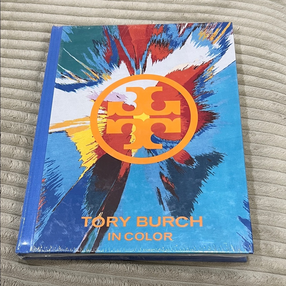 Tory Burch Vibrant Blue Multi Hardcover Art Book